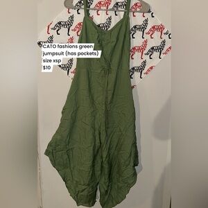 olive green jumpsuit